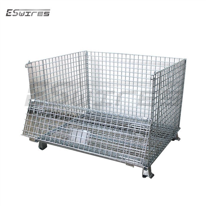Collapsible Wire Mesh Pallet Container